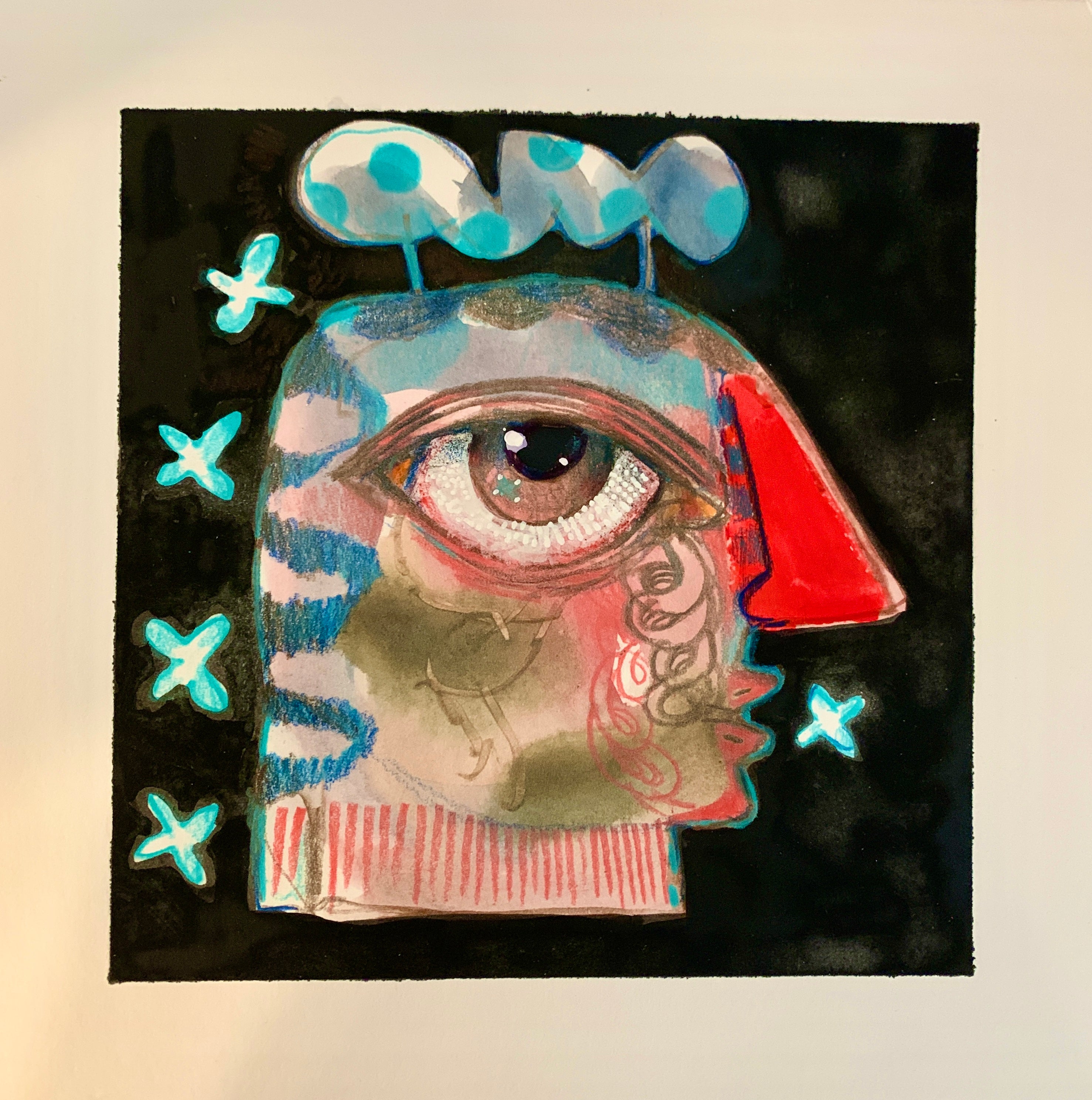 Star Words (8 x 8 in.)