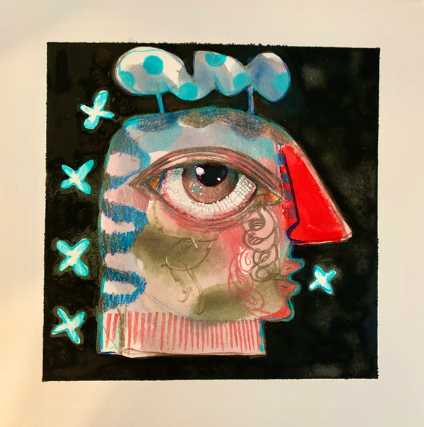 Star Words (8 x 8 in.)