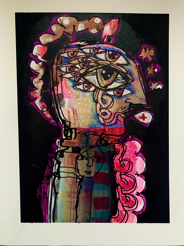 Speak From Your Guts (8.5 x 11 in.)